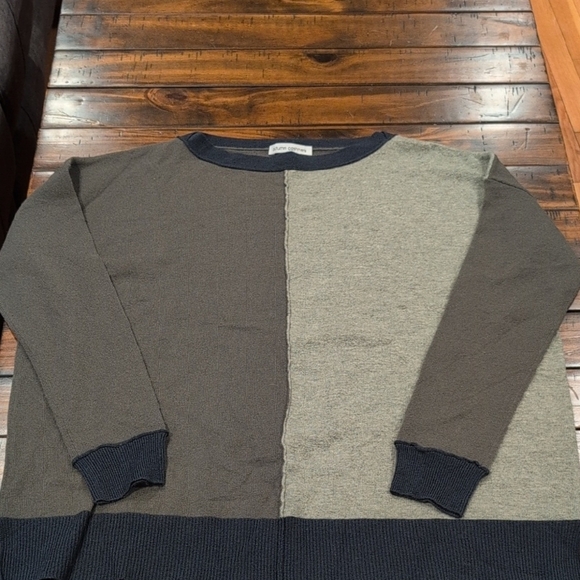 Autumn Cashmere Boxy Colorbkock Sweater - Picture 1 of 5